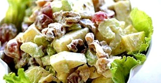 Уолдорфский салат с тунцом