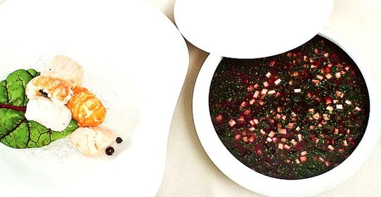 Свекольник с рыбой