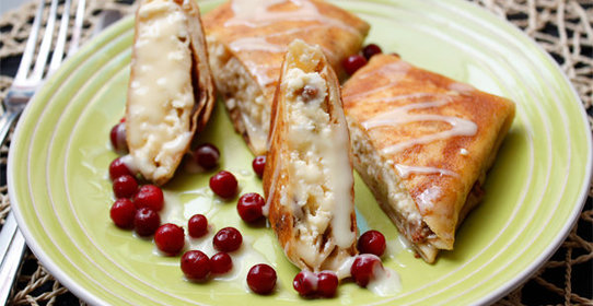 Блинчики с творогом