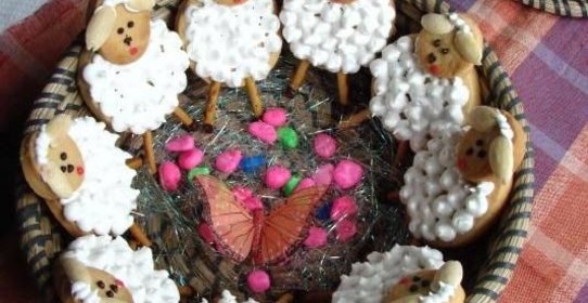 Пасхальное печенье Овечки