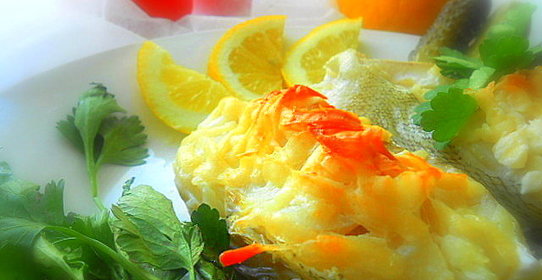 Треска, запеченная в духовке