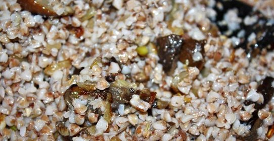 Гречка с грибами