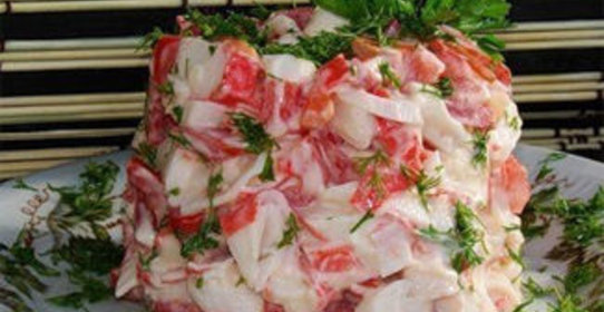 Салат Красное море