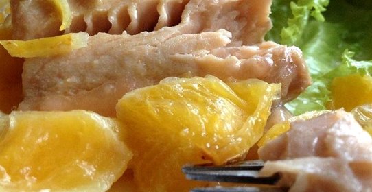 Форель с апельсинами