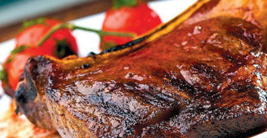 Баранина на гриле с соусом Kikkoman