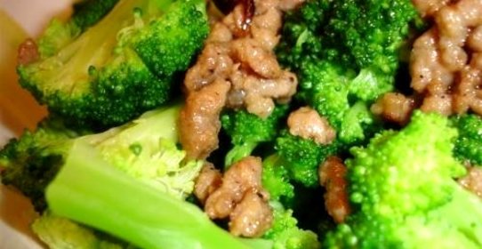 Брокколи с фаршем