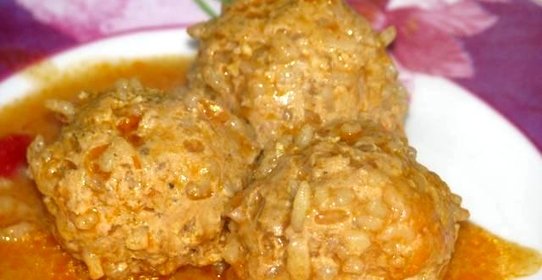 Тефтели с подливкой в мультиварке