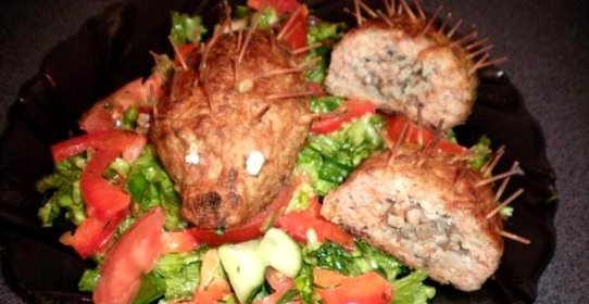 Котлеты Ежики с гречкой