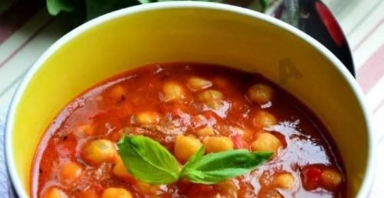 Нут с мясом