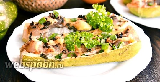 Кабачки фаршированные мясом