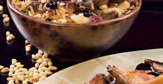 Турецкий плов с куриными потрошками Ич пилав
