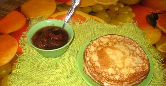 блины на газированной воде