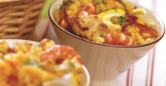 Паэлья на барбекю