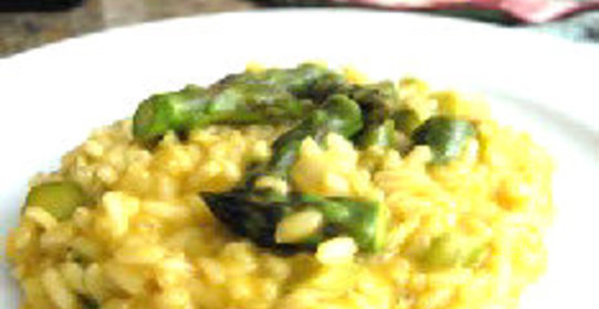 Ризотто со спаржей