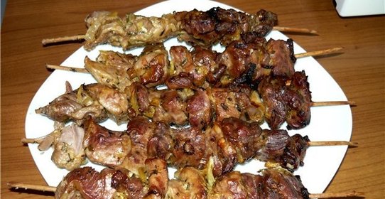 Шашлык в духовке в банке