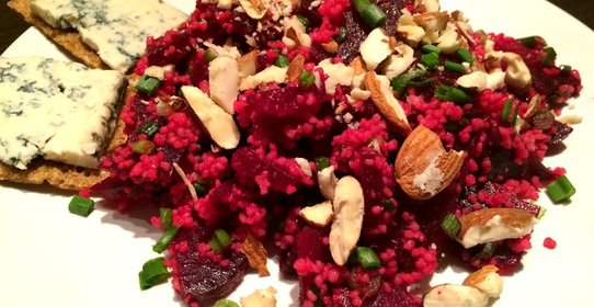 Салат из свеклы и кускуса