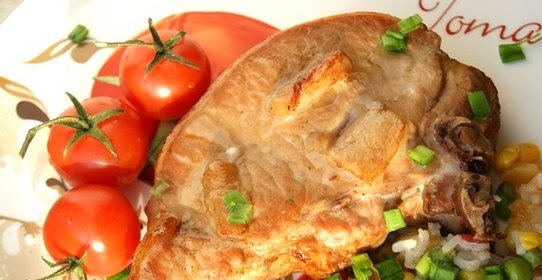 Свинина на косточке в духовке
