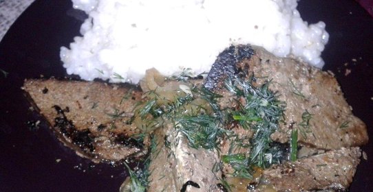 Говяжья печень в молоке