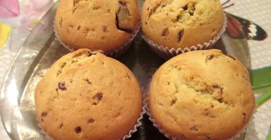 Кексы с шоколадной крошкой