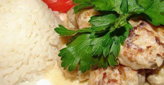 Ленивые голубцы в виде фрикаделек