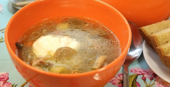 Шницель из свинины с яблоками и кизилом