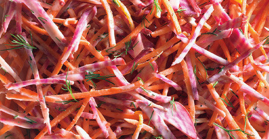 Свекольно-морковный салат