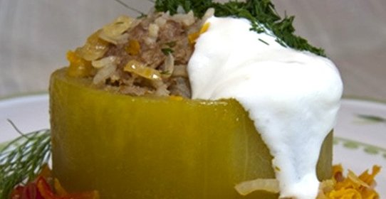 Кабачки фаршированные мясом