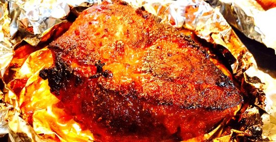 Свинина под апельсиновой глазурью