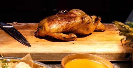 Утка в медово-апельсиновой глазури