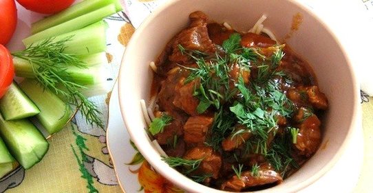 Мясо в кисло-сладком соусе