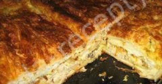 Пирог рыбный Рыбка под тестом