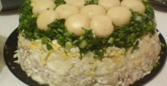 Салат Лесная полянка