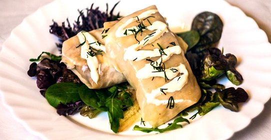 Вегетарианские голубцы с нутом, чечевицей и фасолью