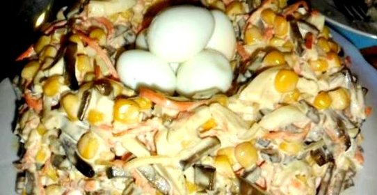 Салат Гнездо кукушки