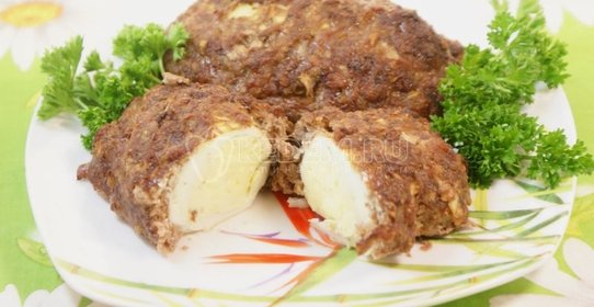 Котлеты с начинкой