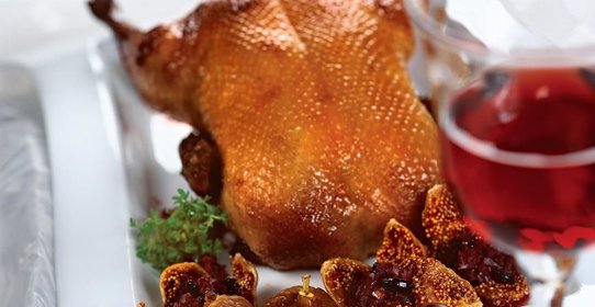 Утка под соусом из инжира