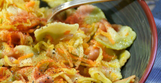 Фарфалле с овощами