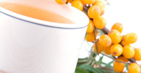 Чай с облепихой и грушей