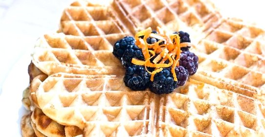 Вафли в электровафельнице