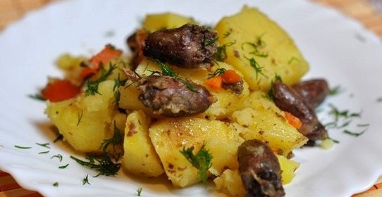 Сердечки с картошкой в мультиварке
