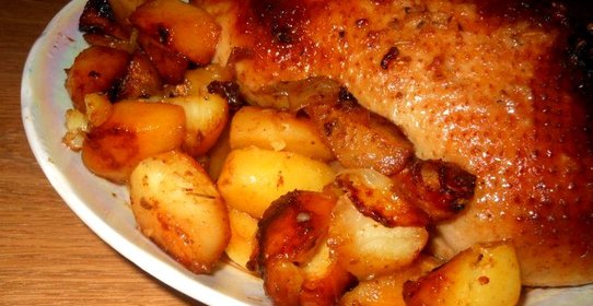 Утка с картофельным гарниром