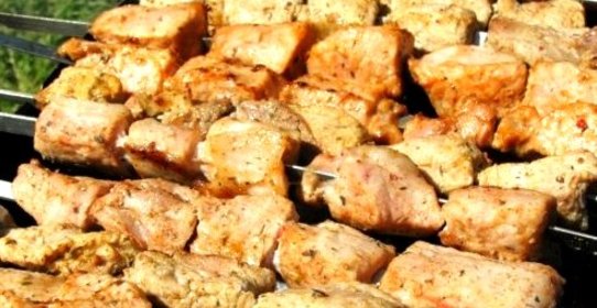 Шашлык из свинины в уксусе