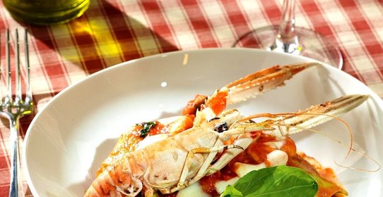 Лазанья Frutti di Mare со шпинатом