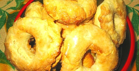 Песочные кольца в сахарной глазури