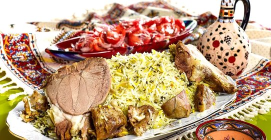 Рис с зеленью