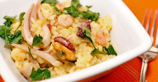 Ризотто с морепродуктами