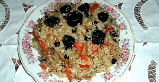 Постный плов