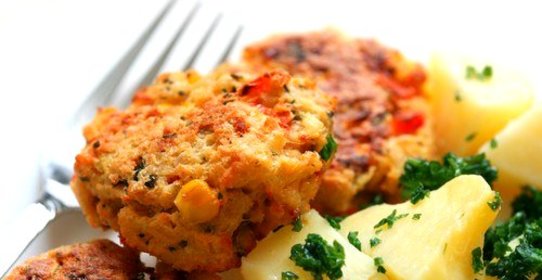 Биточки из окуня