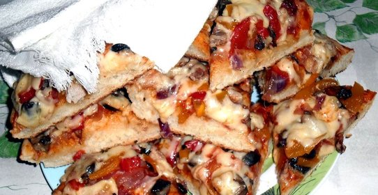 Очень вкусная пицца