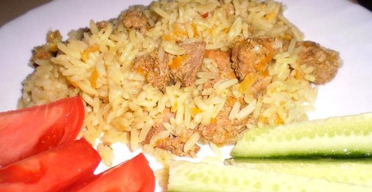 Плов домашний со свининой